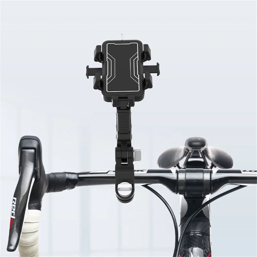 DC230 Bike Phone Holder Bicycle Quick Release Phone Mount 360 Degree Rotating Cycling Phone Bracket - 3