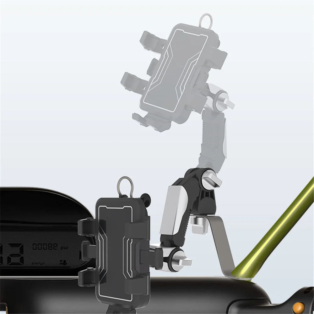 DC230 Bike Phone Holder Bicycle Quick Release Phone Mount 360 Degree Rotating Cycling Phone Bracket - 5