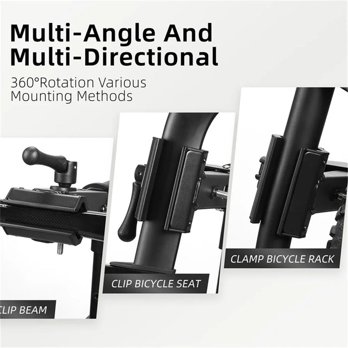 WEST BIKING YP0719353 Bike Holder Clamp Carbon Steel Table / Wall Mounted Bicycle Hanging Repairing Bracket - 5