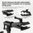 WEST BIKING YP0719353 Bike Holder Clamp Carbon Steel Table / Wall Mounted Bicycle Hanging Repairing Bracket - 6