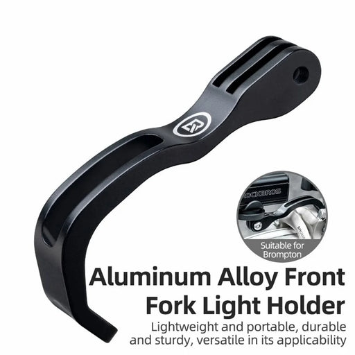 ROCKBROS FK-308 Bicycle Headlight Holder Folding Bike Front Light Extender Holder Stand Bracket - 2