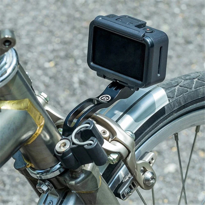 ROCKBROS FK-308 Bicycle Headlight Holder Folding Bike Front Light Extender Holder Stand Bracket - 6
