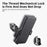 WEST BIKING YP0719359 Bicycle Cell Phone Holder Aluminum Alloy Ultra-Light Handlebar Phone Bracket - 7