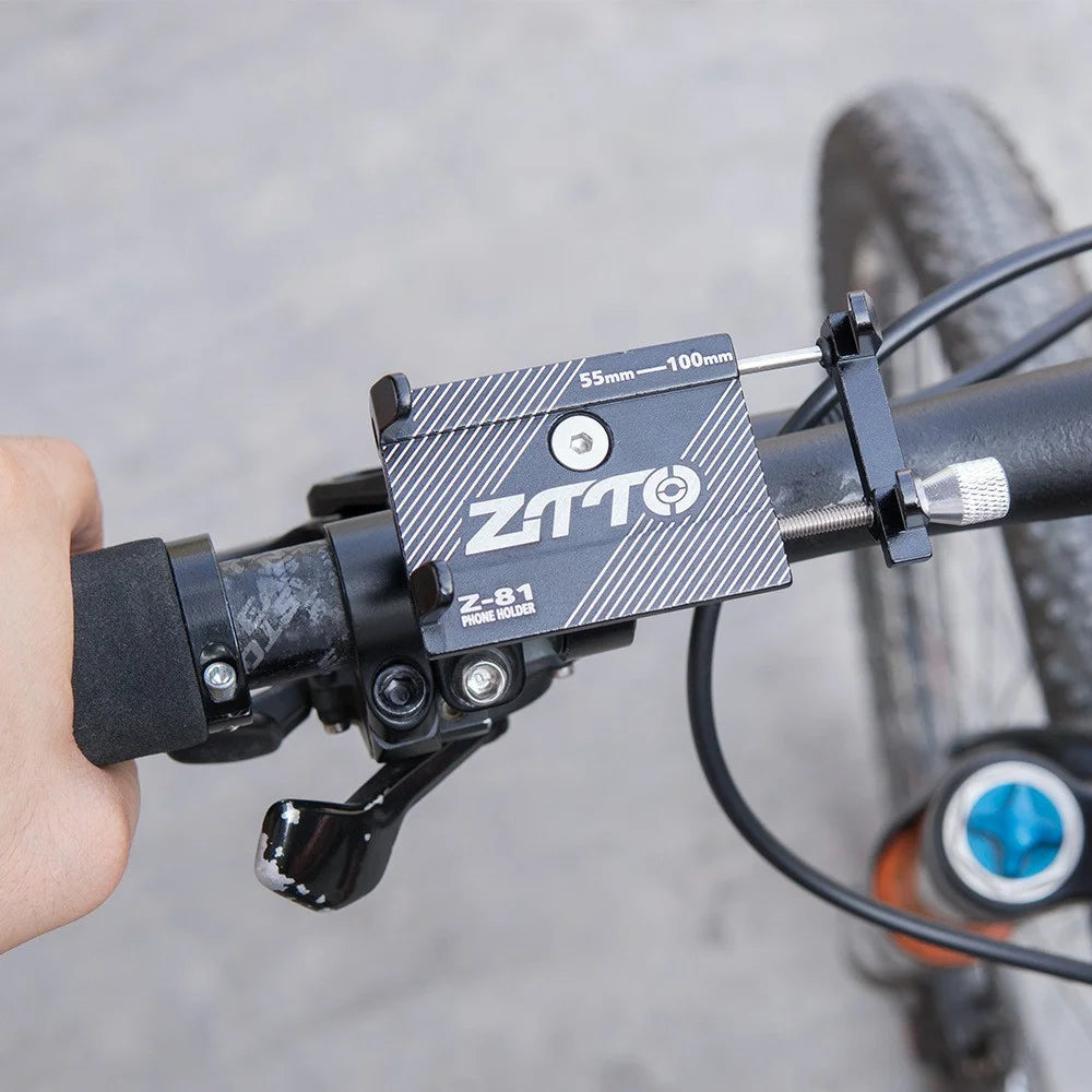 ZTTO Z81 For 60-110mm Mobile Phone Holder Aluminum Alloy Bike Mount Cycling Accessories - Red - 4