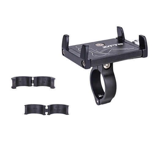 ZTTO Z91 MTB Bike Phone Holder Aluminum Alloy Bicycle Handlebar Mount Cellphone Bracket - Black - 1