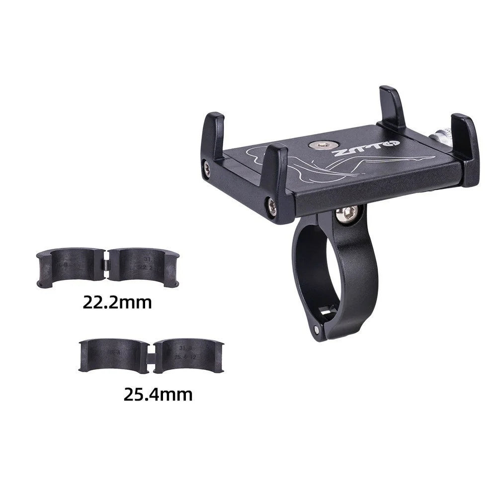 ZTTO Z91 MTB Bike Phone Holder Aluminum Alloy Bicycle Handlebar Mount Cellphone Bracket - Black - 4