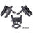 ZTTO Z82 360 Degree Adjustable Aluminum Alloy Phone Holder for Motorcycle / Road Bike / Electric Bicycle - Red - 3
