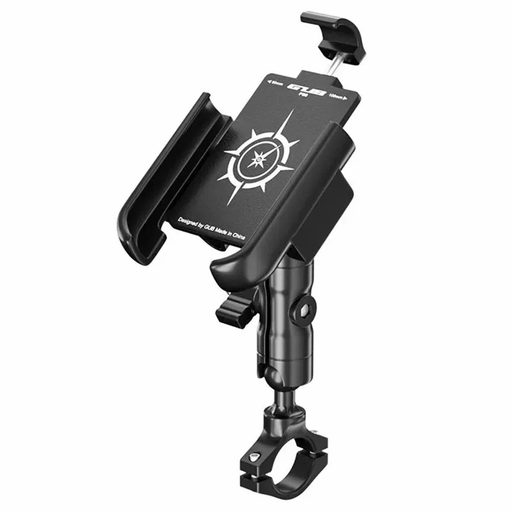 GUB P50 E-Bike Bicycle Motorcycle Cellphone Bracket Aluminum Alloy Cycling Phone Holder - Handlebar Clip Mount - 1