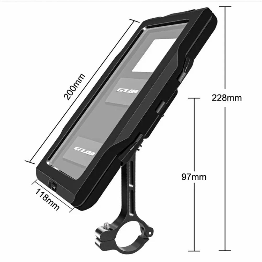 GUB PLUS 16 Fully Enclosed Rain-Proof Bicycle Touch Screen Mobile Phone Holder Bracket - 5