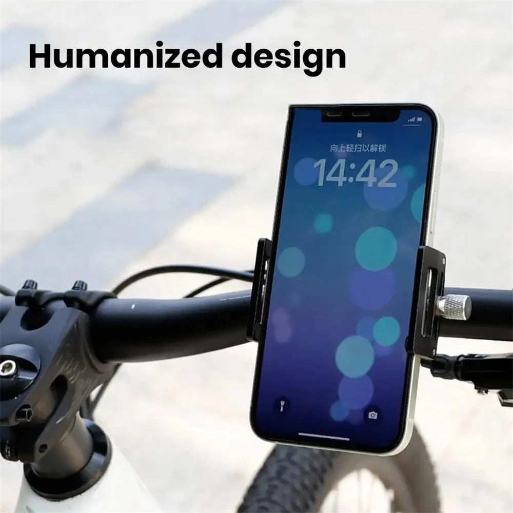 GUB G-80 Cycling Phone Holder Aluminum Alloy Cellphone Bracket for 55-100 Width Devices - 4