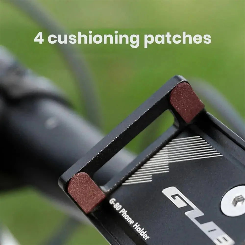 GUB G-80 Cycling Phone Holder Aluminum Alloy Cellphone Bracket for 55-100 Width Devices - 6