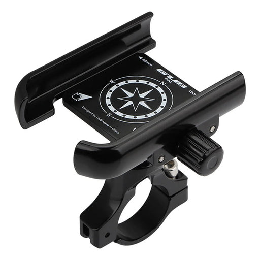 GUB P40 360 Degree Rotation Bicycle Handlebar Mount Aluminum Alloy Phone Holder Bracket - Black - 1