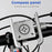 GUB P40 360 Degree Rotation Bicycle Handlebar Mount Aluminum Alloy Phone Holder Bracket - Black - 2