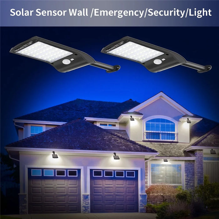 36 LED Motion Sensor Solar Wall Light Outdoor Waterproof Courtyard Garden Night Lamp - 3
