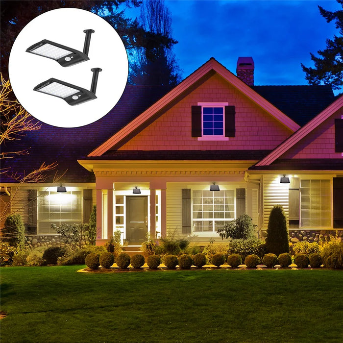 36 LED Motion Sensor Solar Wall Light Outdoor Waterproof Courtyard Garden Night Lamp - 5