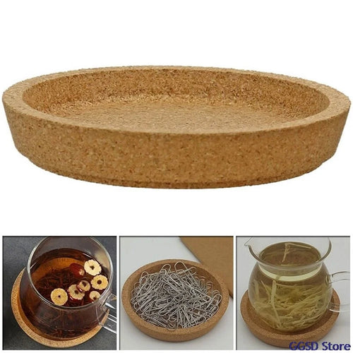 Cork Coaster Placemat Heat Resistant Round Drink Cup Pad Tray Non-slip Table Decor - 1