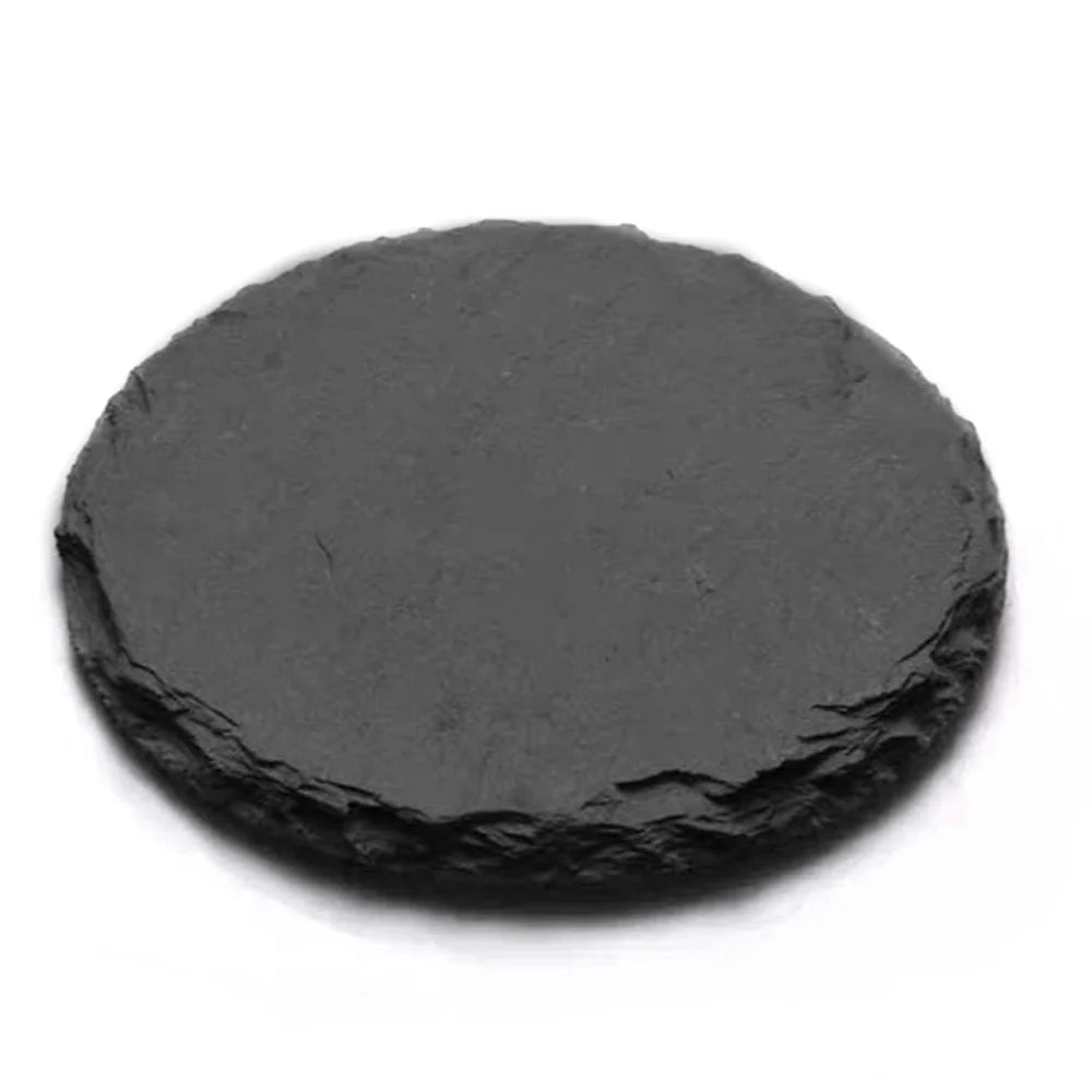 B-1117 Rock Stone Table Cup Mat Coffee Milk Cup Pad Bowl Heat Insulation Pad Coasters Non-slip Placemat - Burr Round - 1