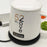 A308 USB Cup Mug Warmer with Indicator Light and Switch Cup Coaster Warmer Beverage Heater for Home Office - Black - 5