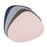 CDY002 PVC Leather Heat Insulation Placemats Bowl Coaster Kitchen Non-Slip Tableware Pad Table Mat, Size L - Dark Grey - 4