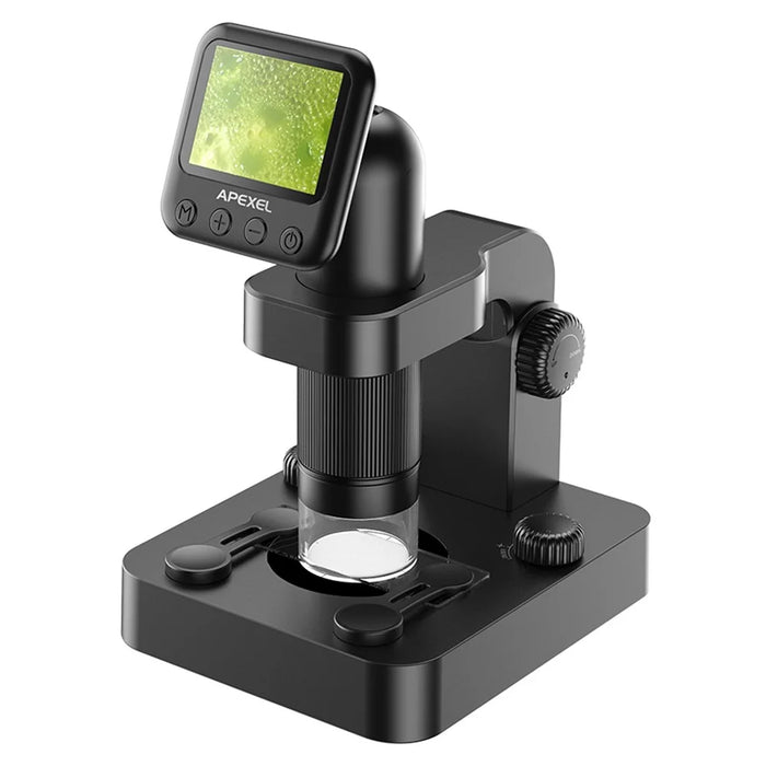 APEXEL APL-MS003 IPS Screen Portable Digital Microscope Kit with Slides 20-100X Magnification Science Toys for Kids Students Adults - 1