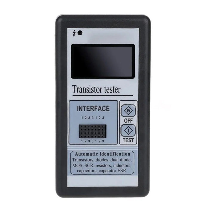 Color Screen Version Graphic Display M328 Transistor Tester Resistance Inductance Meter Capacitance ESR Meter (without Battery) - Black - 5