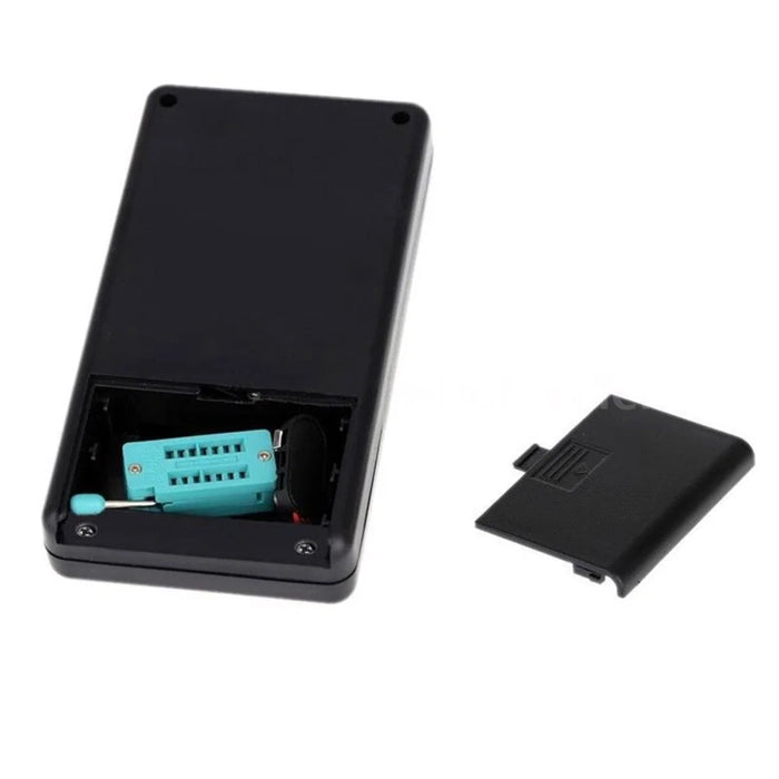Color Screen Version Graphic Display M328 Transistor Tester Resistance Inductance Meter Capacitance ESR Meter (without Battery) - Black - 7