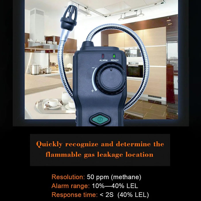 MASTECH MS6310 Gas Detector, Combustible Gas Leak Detector Meter Test for Natural Butane Paint Thinner Flammable Gas Analyzer - 6