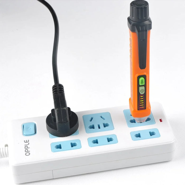 PEAKMETER PM8908C 50-60Hz AC 12-1000V Non-Contact Voltage Tester Tool Circuit Detector Test Pen - 4