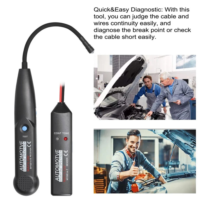 MAYILON MY6814 Automotive Wire Tracker Short Open Finder Circuit Tester Cable Finder Wire Trackers Short Circuit Detector Tool - 3