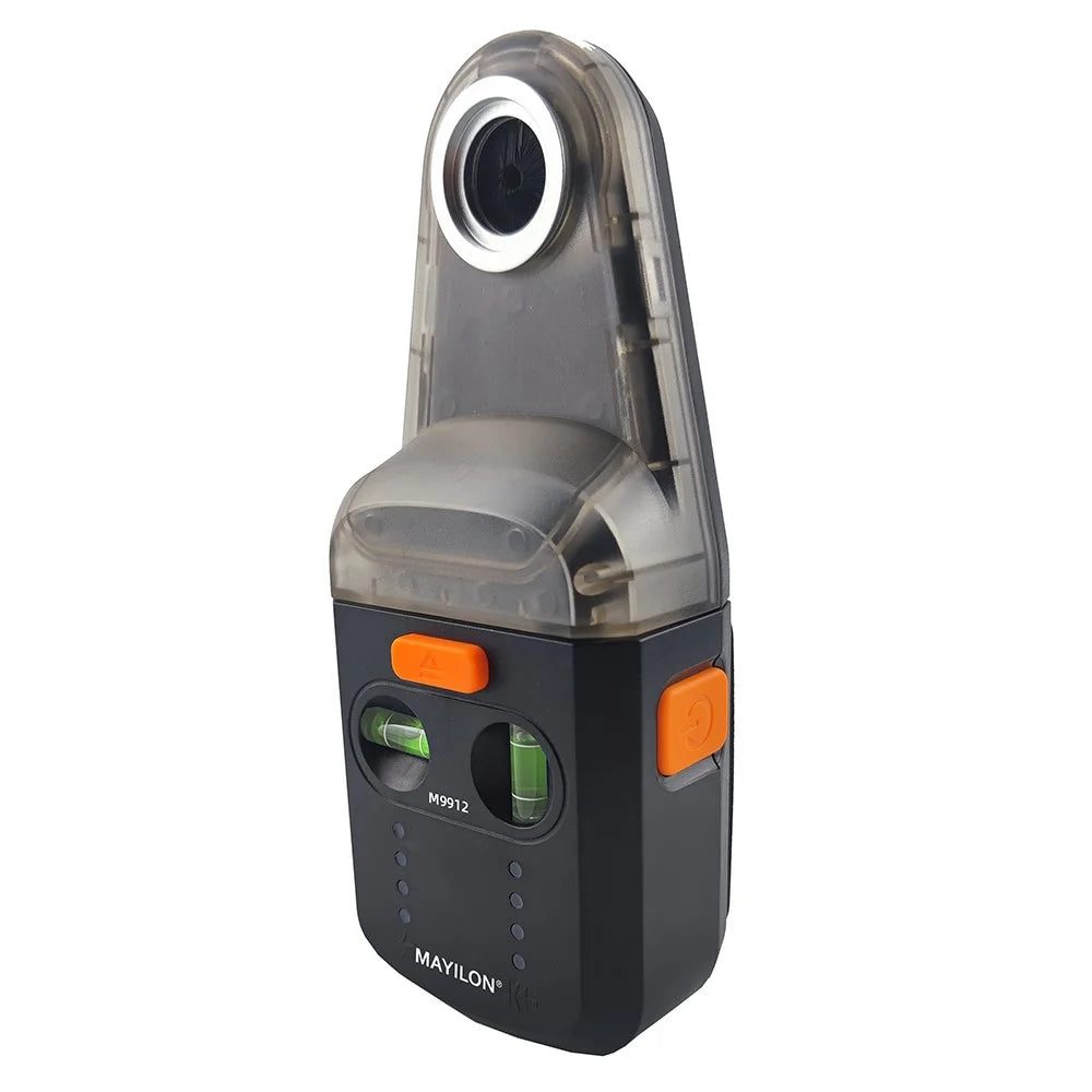MAYILON M9912 (DC10) 2-in-1 Electric Drilling Dust Collector Red Light Laser Level Multifunction Laser Level with Two Bubbles Angle Measuring Tool for Carpentry, Building - 1