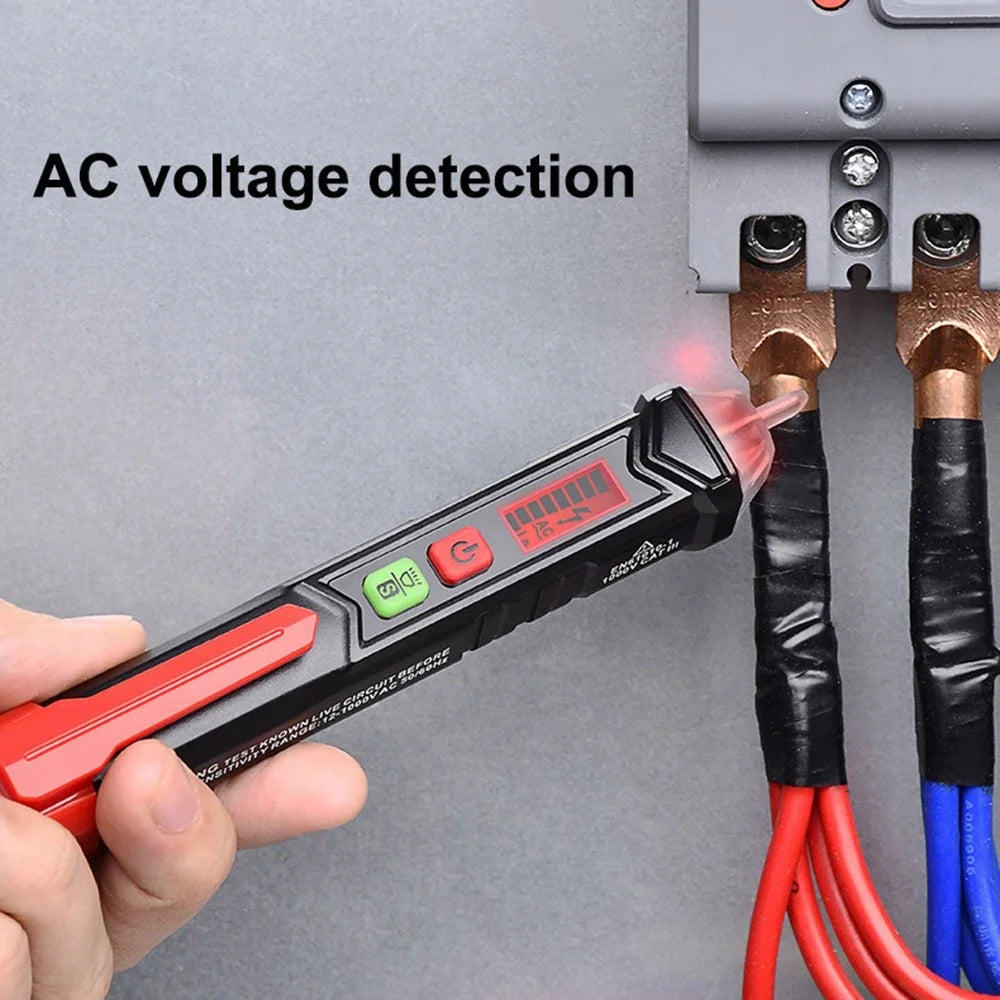 MAYILON HT100 Smart Voltage Detector Electric Indicator Non-Contact Tester Circuit Breakpoint Finder Null Live Wire Test Tools AC 1000V (No Battery) - 4