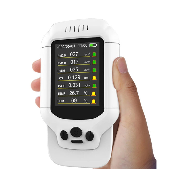 Air Quality Pollution Monitor Temperature Humidity Meter Teste PM2.5 Dust Detector for Home and Office - 5