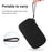 HAWEEL HWL2129 Portable Travel Electronics Accessories Carrying Bag Storage Case for Power Bank Cable Memory Card - Black - 4