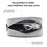 HAWEEL HWL2127 Digital Accessories Carrying Zipper Bag Water Resistant Data Cable Power Bank Storage Pouch - Grey - 3