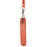 K058 Top Layer Cowhide Coin Purse Portable Mini Round Zipper Wallet Storage Bag with Strap - Orange - 4