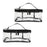 F08006 2PCS Large Clear Makeup Bag Organizer Travel Cosmetic Toiletry Bag Handbag 23x17x10cm - 1