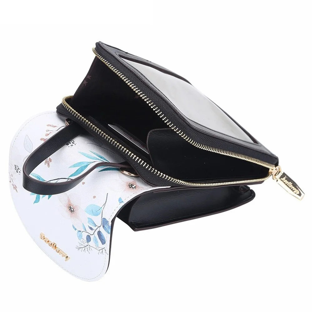 BAELLERRY N8621 Women Touch Screen Crossbody Bag Multifunctional Phone Purse Clear Window Shoulder Pouch - Green - 6
