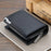 BAELLERRY 1102 Men Solid Color Short Wallet Zipper Pocket Design PU Leather Coin Cards Storage Bag - Black - 2