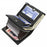 BAELLERRY 1102 Men Solid Color Short Wallet Zipper Pocket Design PU Leather Coin Cards Storage Bag - Black - 4