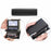 BAELLERRY 1102 Men Solid Color Short Wallet Zipper Pocket Design PU Leather Coin Cards Storage Bag - Black - 7