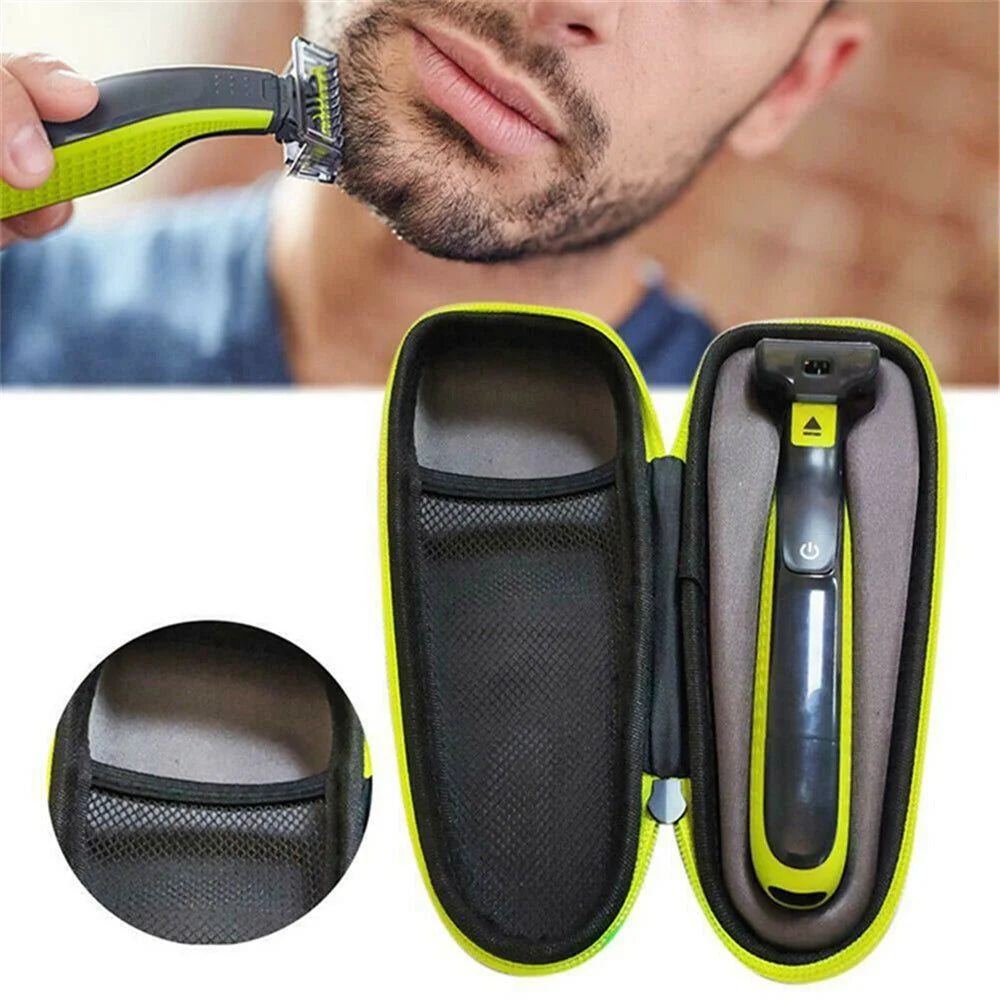 For Philips OneBlade QP2530 / 2520 Razor Storage Bag PU+EVA Shockproof Travel Shaver Carrying Case - 3