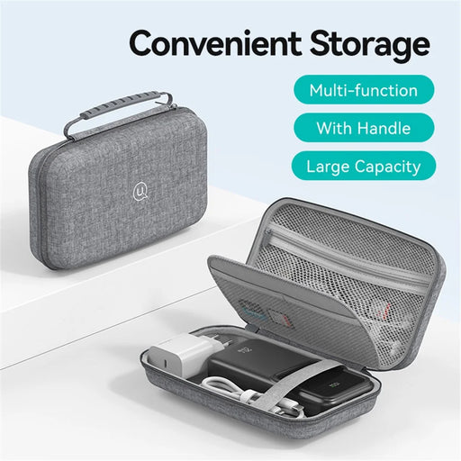 USAMS US-ZB290 Large Capacity Travel Storage Bag for Data Cable, Power Bank, Charger Organizer Container - 2