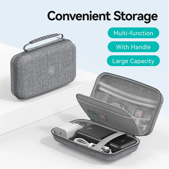 USAMS US-ZB290 Large Capacity Travel Storage Bag for Data Cable, Power Bank, Charger Organizer Container - 2