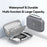 USAMS US-ZB290 Large Capacity Travel Storage Bag for Data Cable, Power Bank, Charger Organizer Container - 3