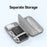 USAMS US-ZB290 Large Capacity Travel Storage Bag for Data Cable, Power Bank, Charger Organizer Container - 5