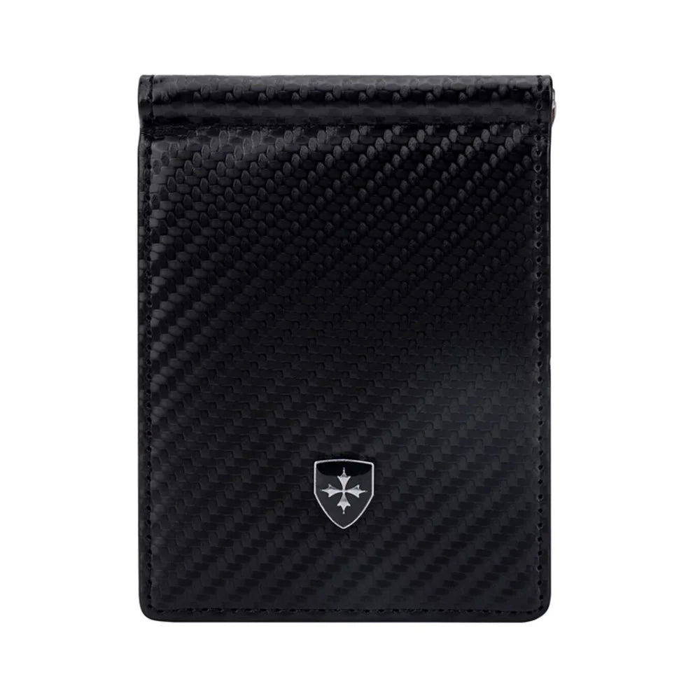 BAELLERRY K9309 Business Men RFID Blocking Multiple Card Slots PU Leather Wallet with Money Clip - Black - 2