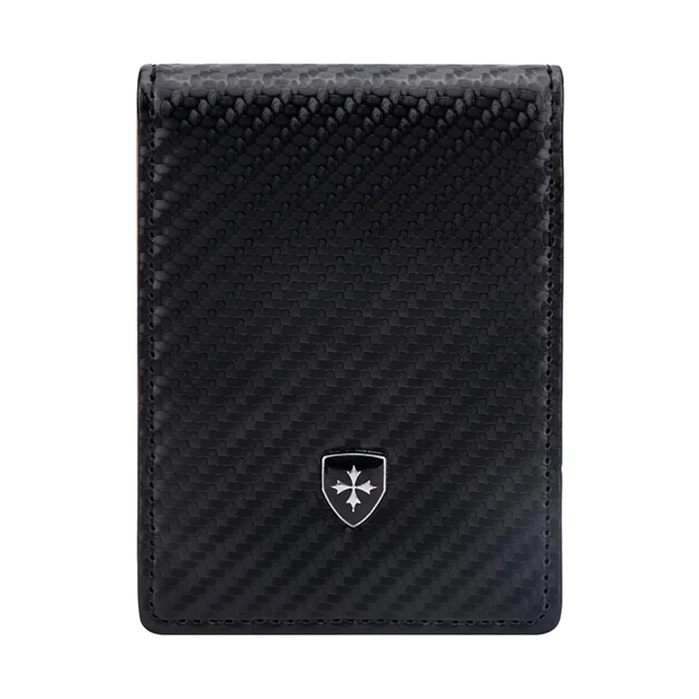 BAELLERRY K9307 Minimalist RFID Blocking PU Leather Men Wallet with Multiple Card Slots and Money Clip - Black - 2