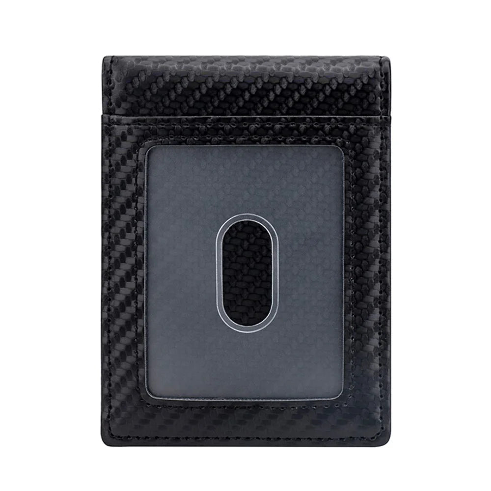 BAELLERRY K9307 Minimalist RFID Blocking PU Leather Men Wallet with Multiple Card Slots and Money Clip - Black - 3