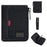 BAELLERRY D3047 Business Men Short Wallet RFID Blocking PU Leather Zipper Purse - Black - 1