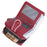 BAELLERRY NR105 Zipper Accordion Card Bag Stylish PU Leather Women Short Wallet Coin Purse - Red - 5